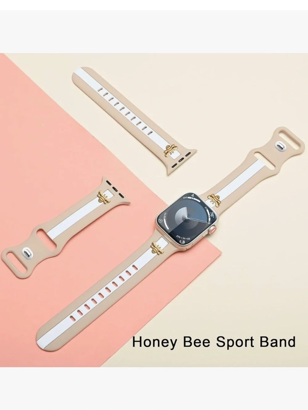 Smartwatch Band HONEYBEE Silicone Sports Band SWEAT-PROOF/WATERPROOF Women’s